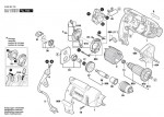 Bosch 0 603 387 742 PSB 500 RES Percussion Drill 230 V / GB Spare Parts PSB500RES